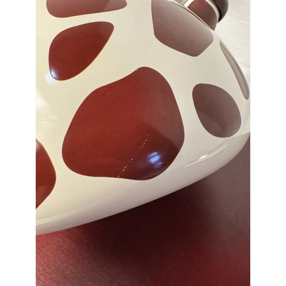 Supreme Housewares Giraffe Whistling  Enamel On Steel Teapot Tea Kettle